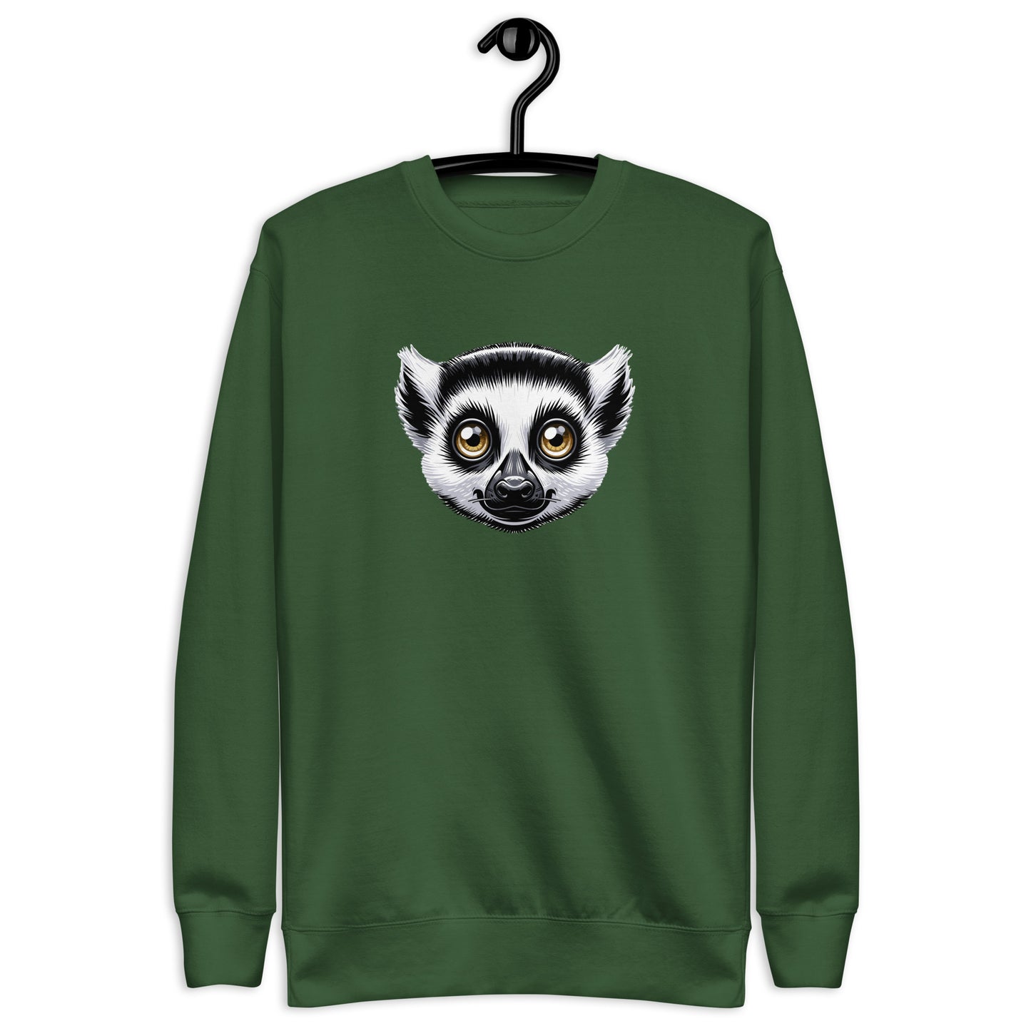 Premium Fitness Sweatshirt - Lemur Face