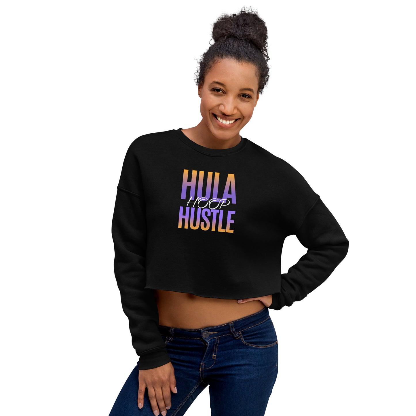 Gym Crop Pullover - Hula Hoop Hustle