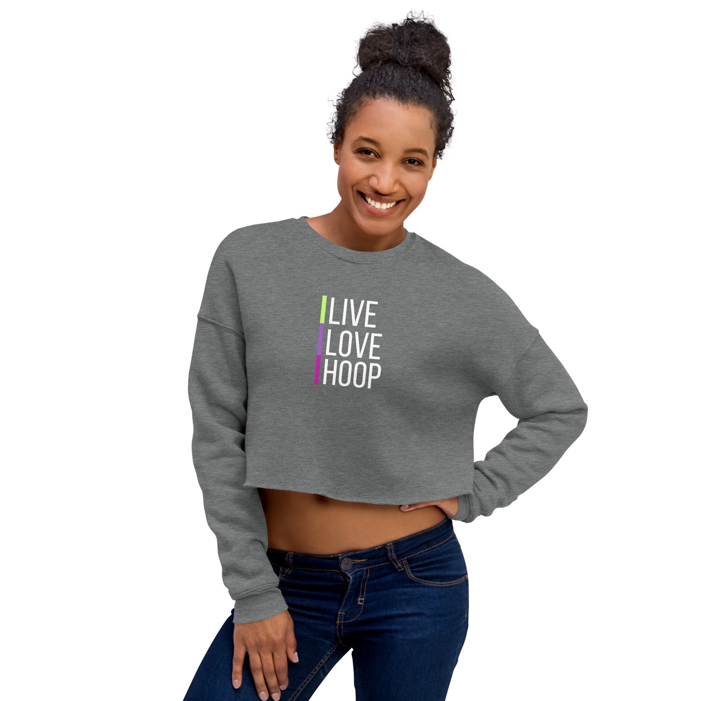 Gym Crop Pullover - Live Love Hoop