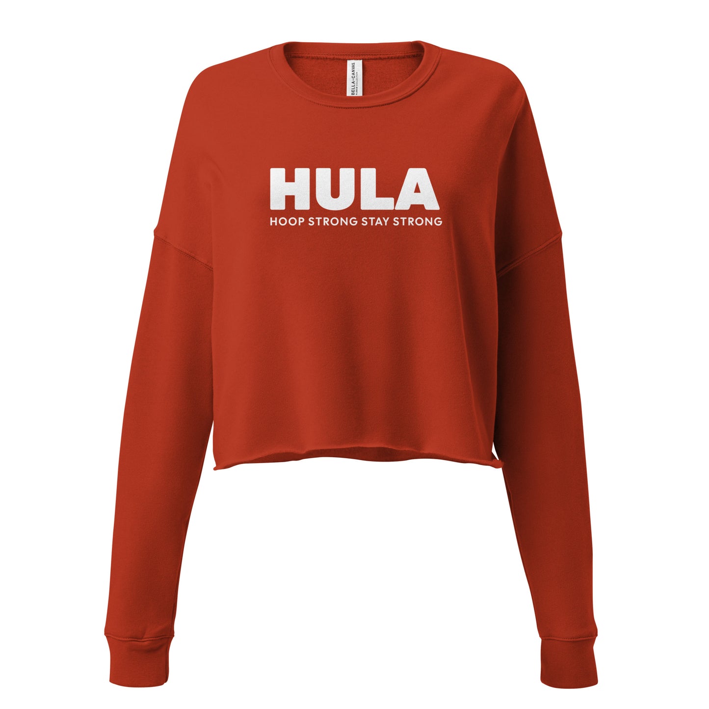 Gym Crop Pullover - HULA Hoop Strong Stay Strong