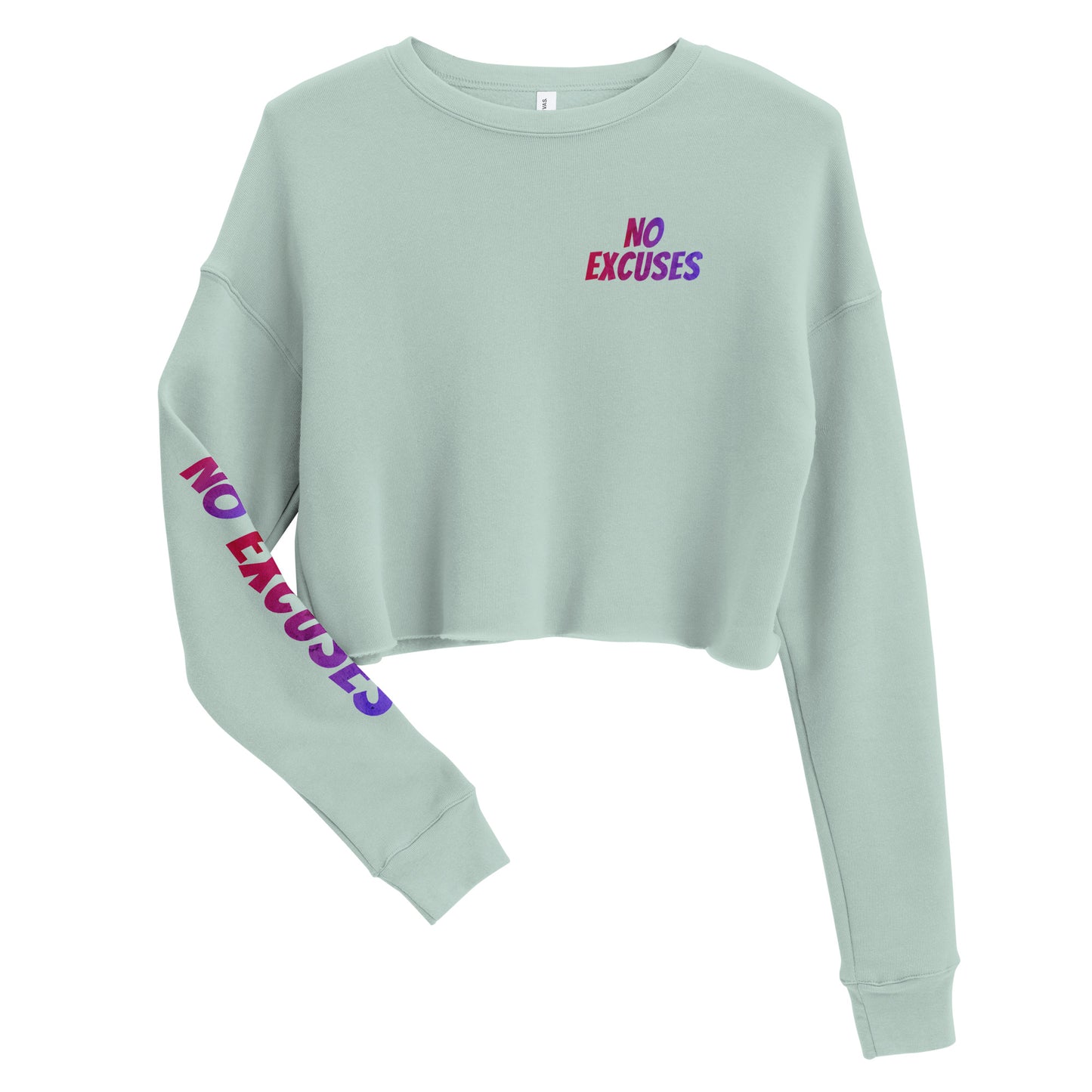 Gym Crop Pullover - No Excuses