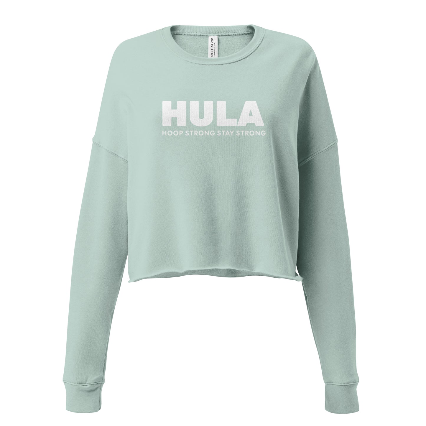 Gym Crop Pullover - HULA Hoop Strong Stay Strong