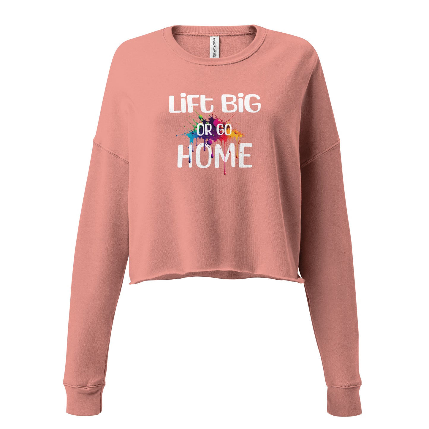 Gym Crop Pullover - Go Big Or Go Home