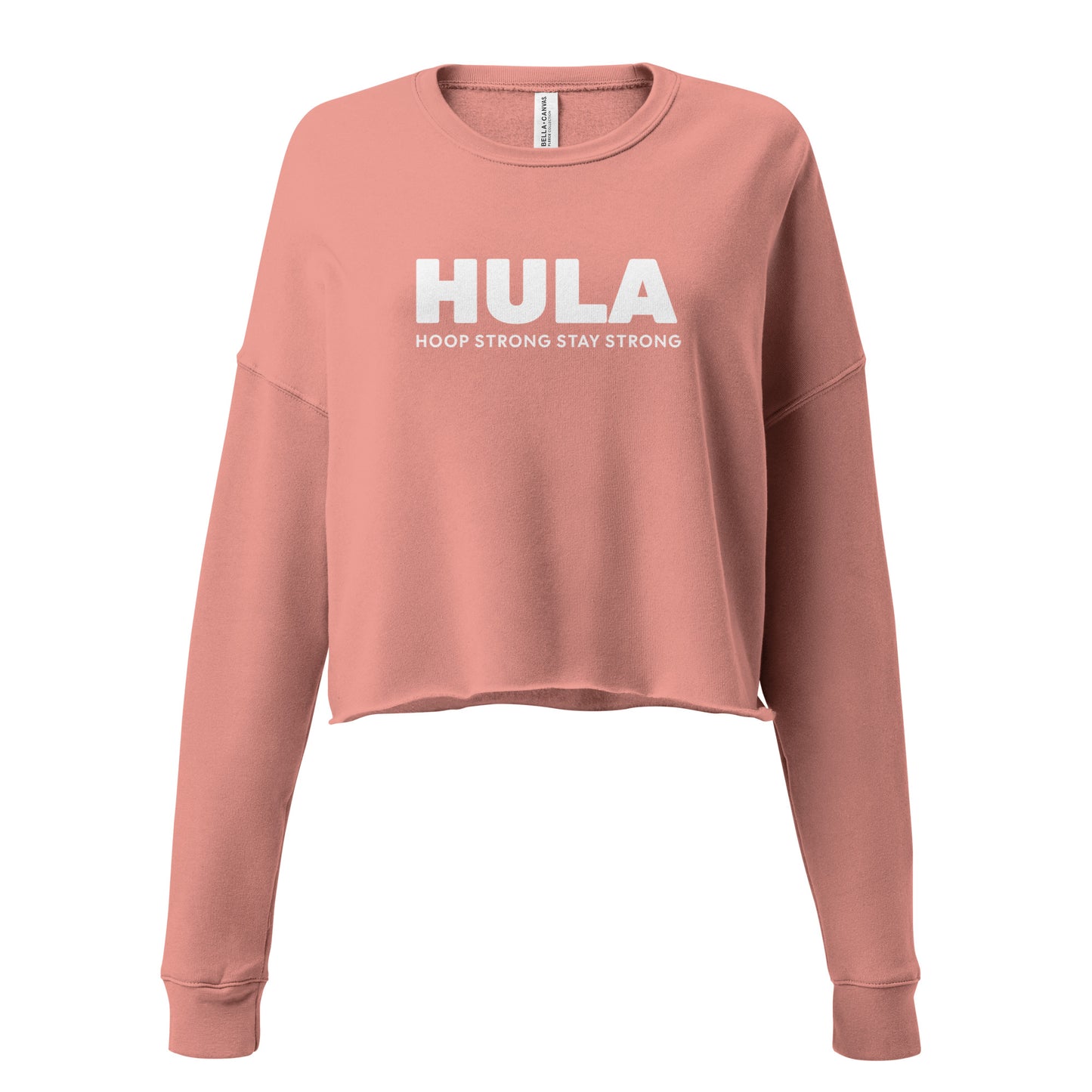 Gym Crop Pullover - HULA Hoop Strong Stay Strong