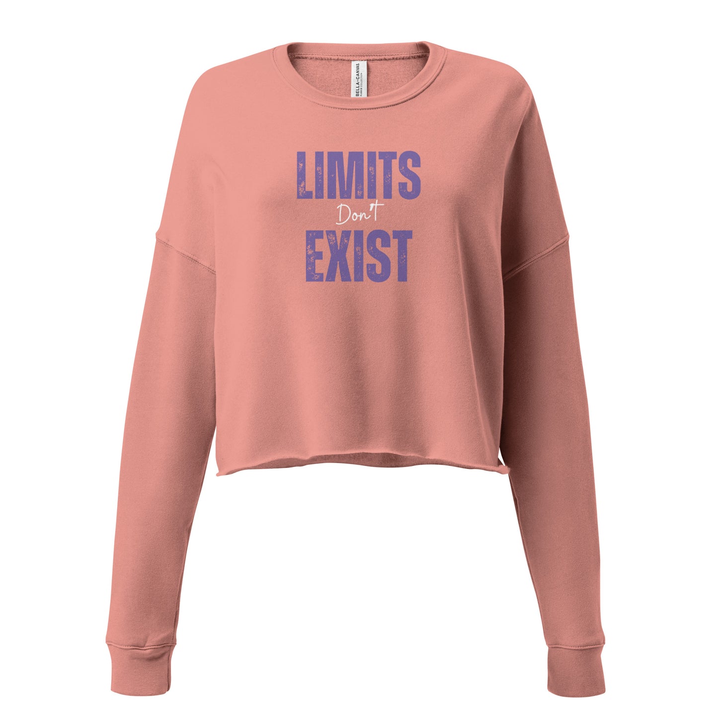 Gym Crop Pullover - Limits Don't Exist