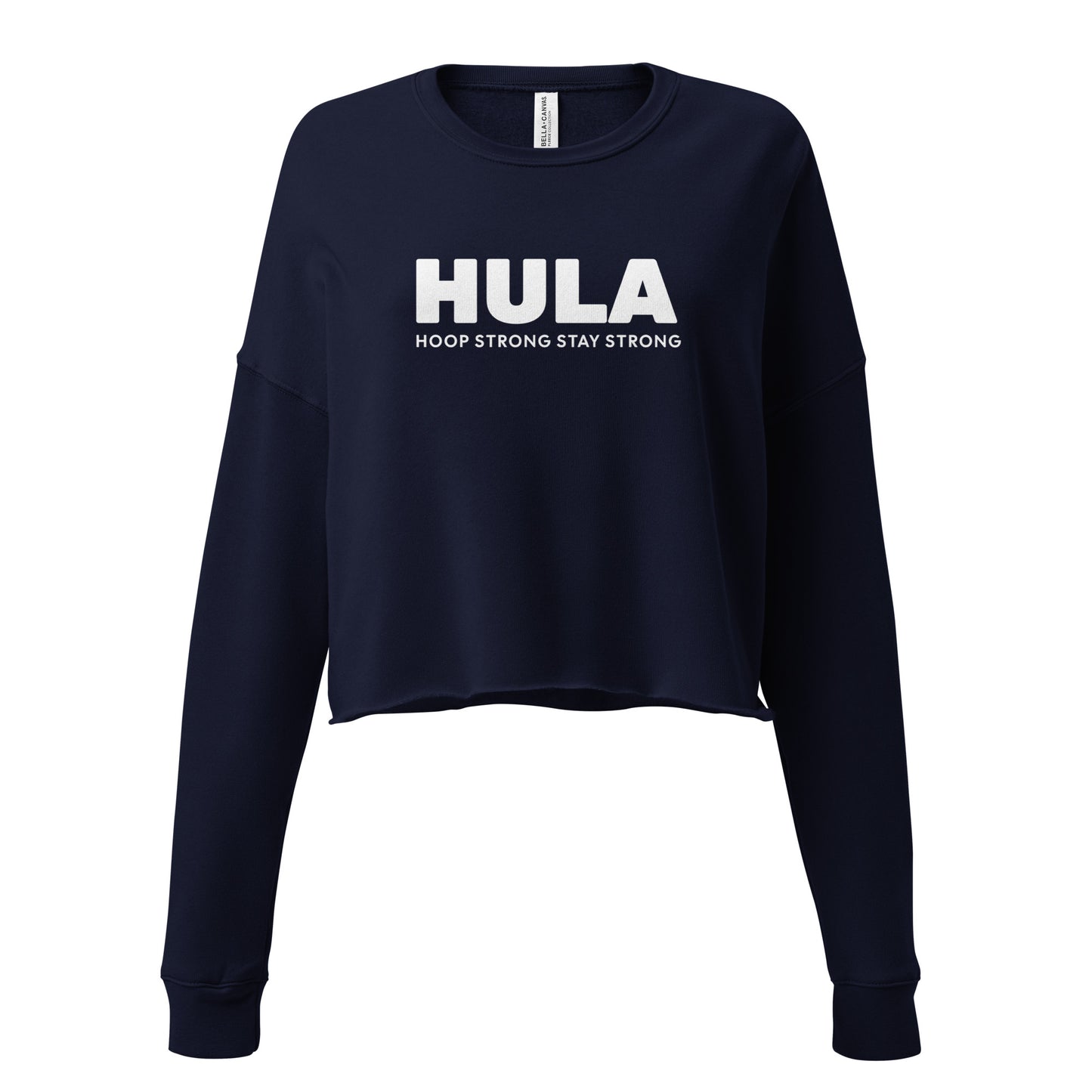 Gym Crop Pullover - HULA Hoop Strong Stay Strong