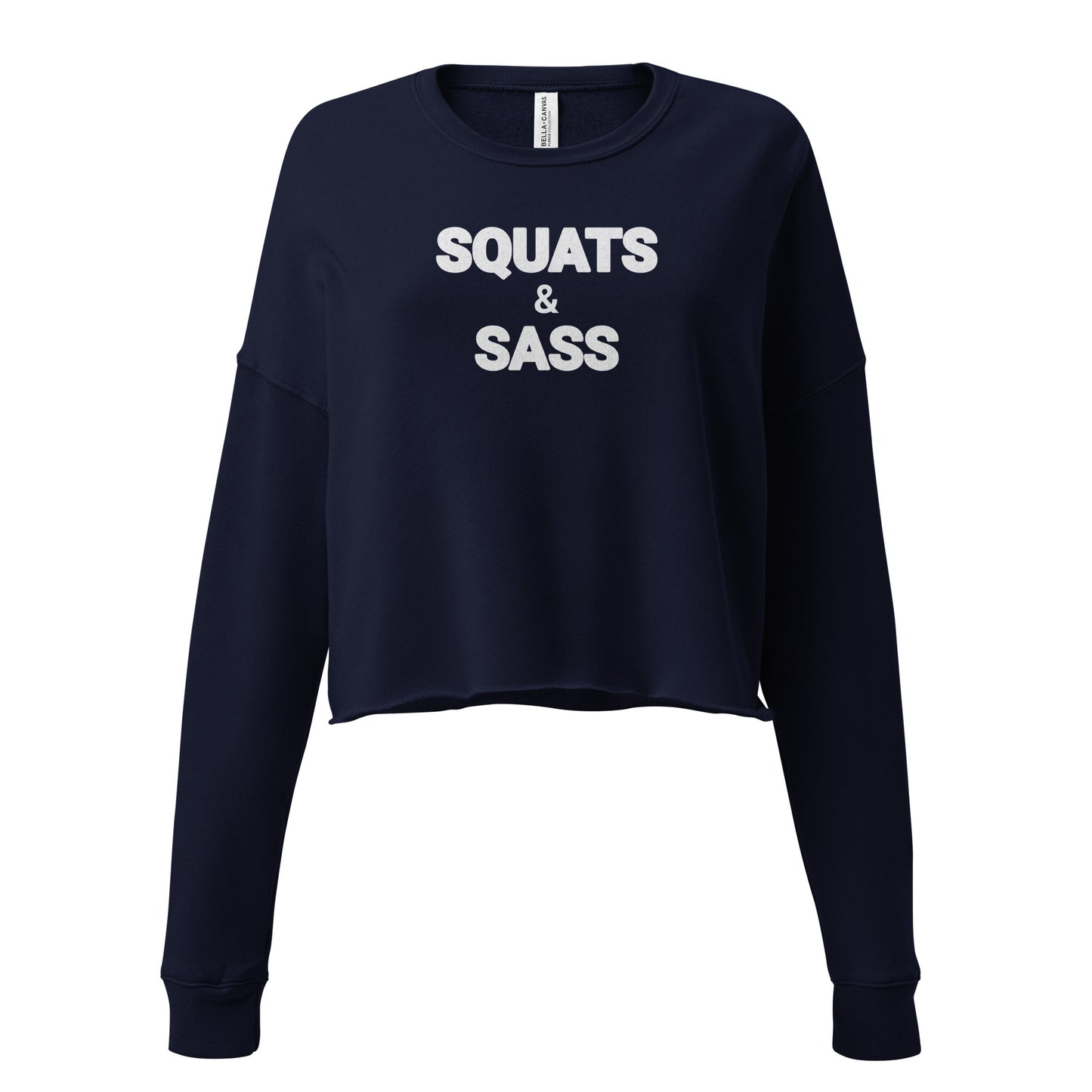 Gym Crop Pullover - Squats & Sass