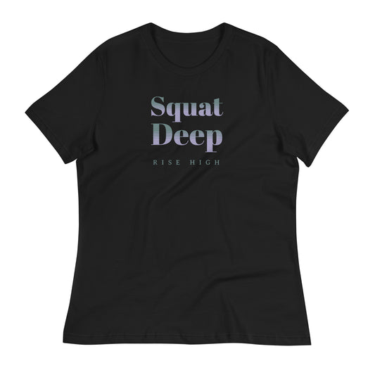 Sports Fashion T-Shirt - Squat Deep Rise High