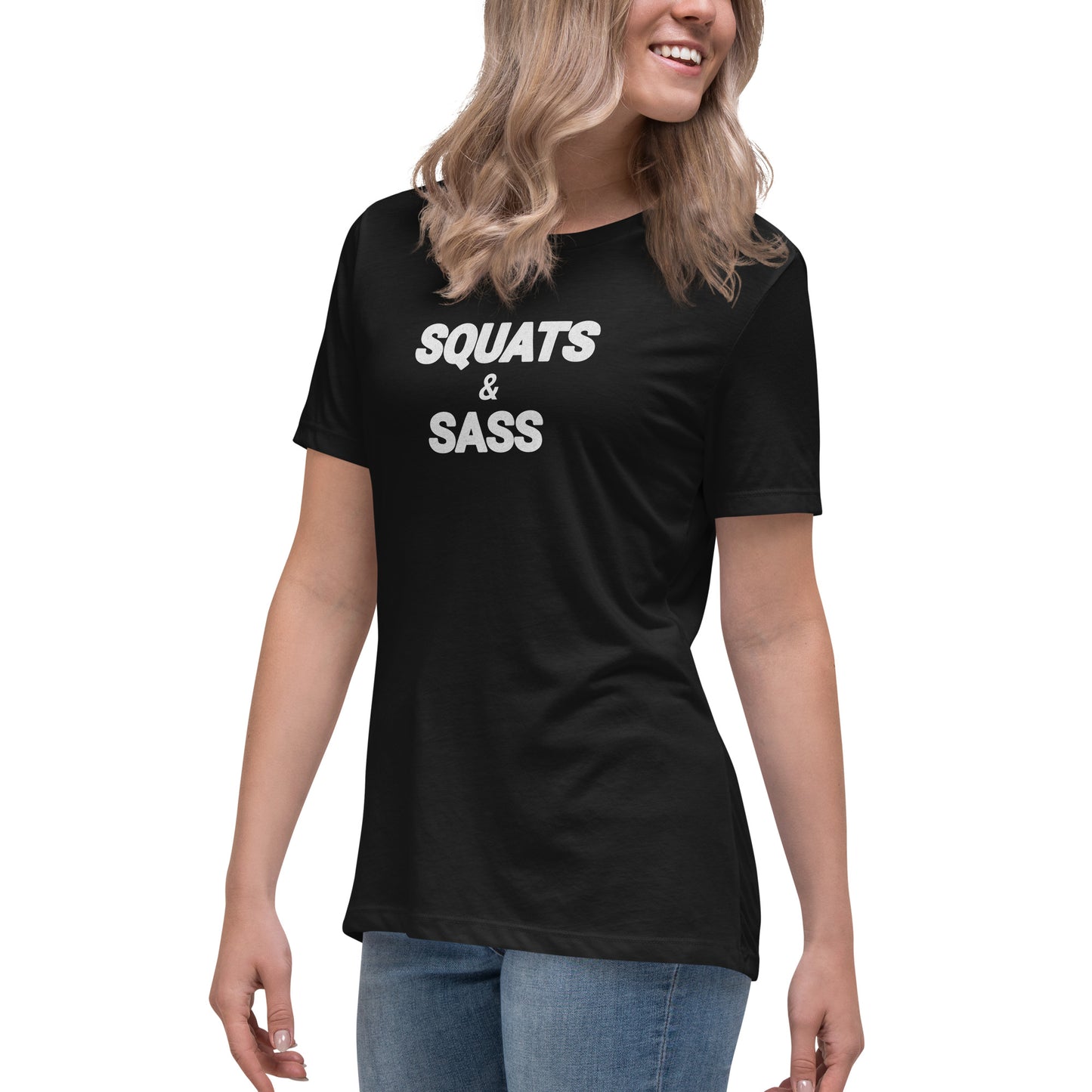 Sports Fashion T-Shirt - Squats & Sass