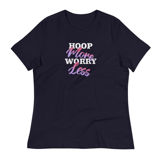 Sports Fashion T-Shirt - Hoop More Worry Less