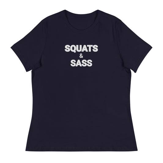 Sports Fashion T-Shirt - Squats & Sass